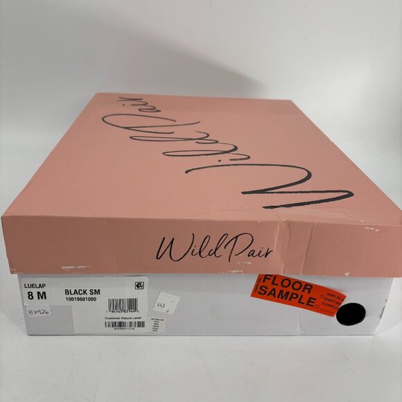 Wild Pair Women Luela Faux Leather Over-The-Knee Western Boots Black Size 8M NWT - Picture 8 of 8